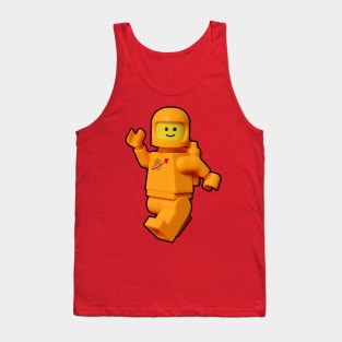 Classic Orange Spaceman Tank Top